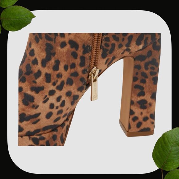 Jessica Simpson Kobanie Leopard Bootie SIZE 8 - Picture 4 of 7